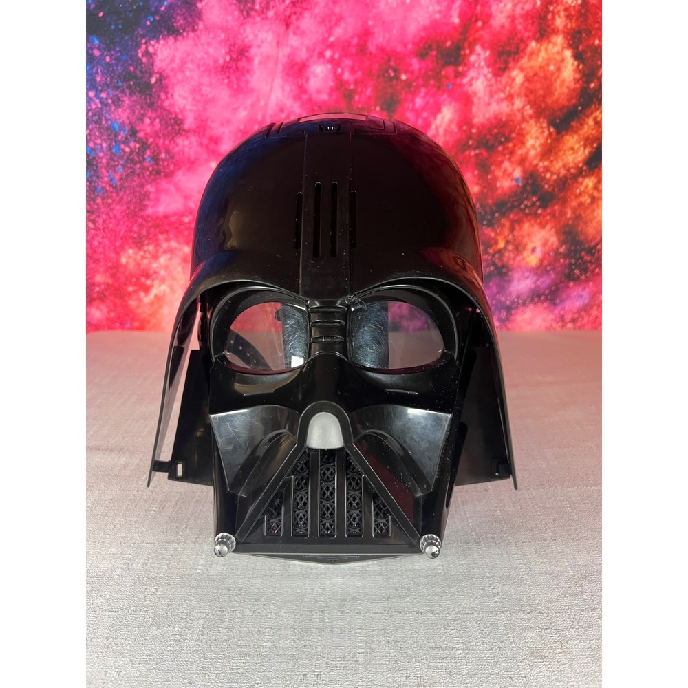Star Wars Darth Vader Voice Changer Mask Hasbro 2013 A3231 Black Sith Helmet